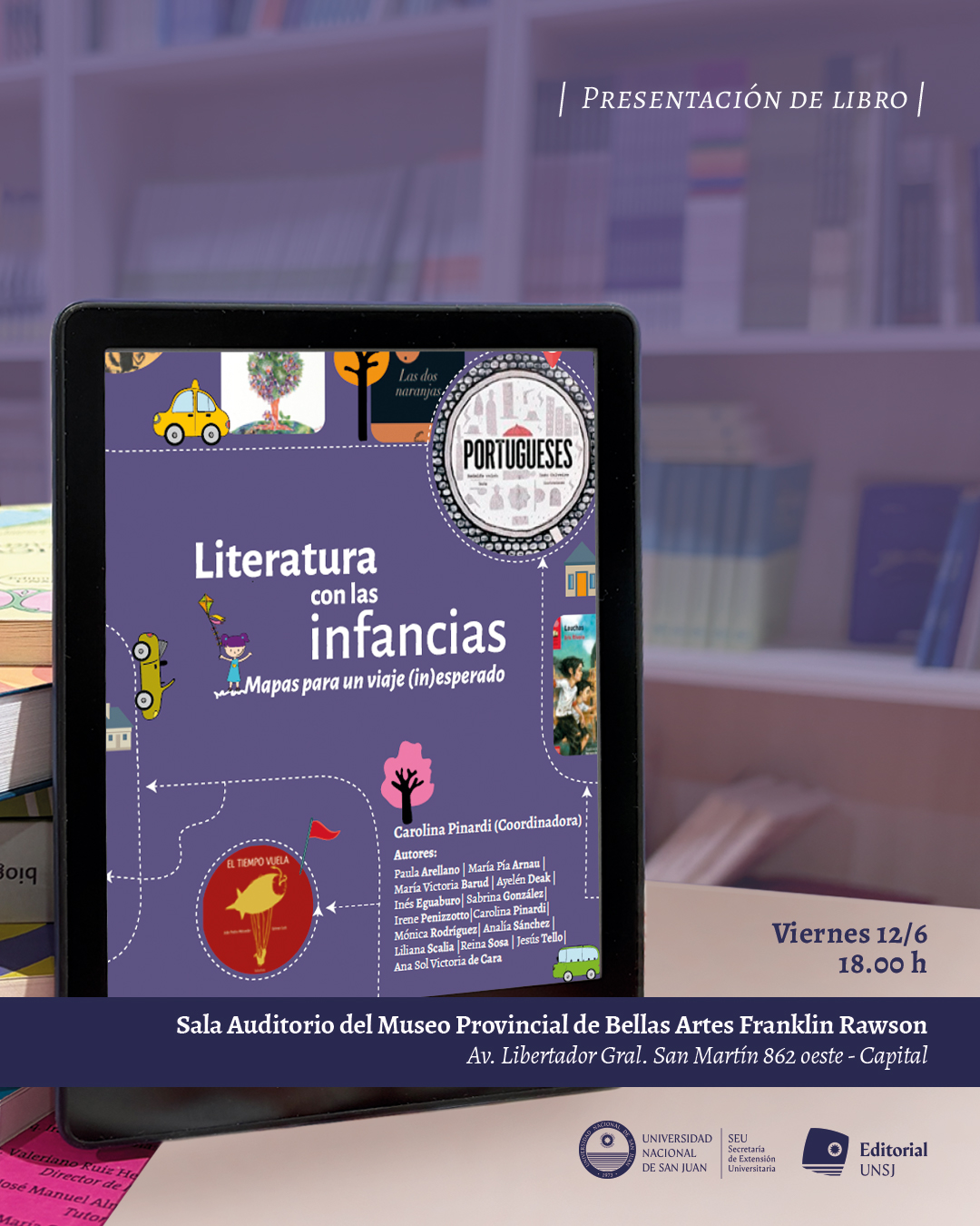 Presentación del libro "Literatura con las infancias. Mapas para un viaje (in)esperado"
