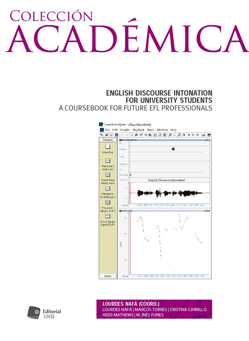 English discursive intonation for University students
