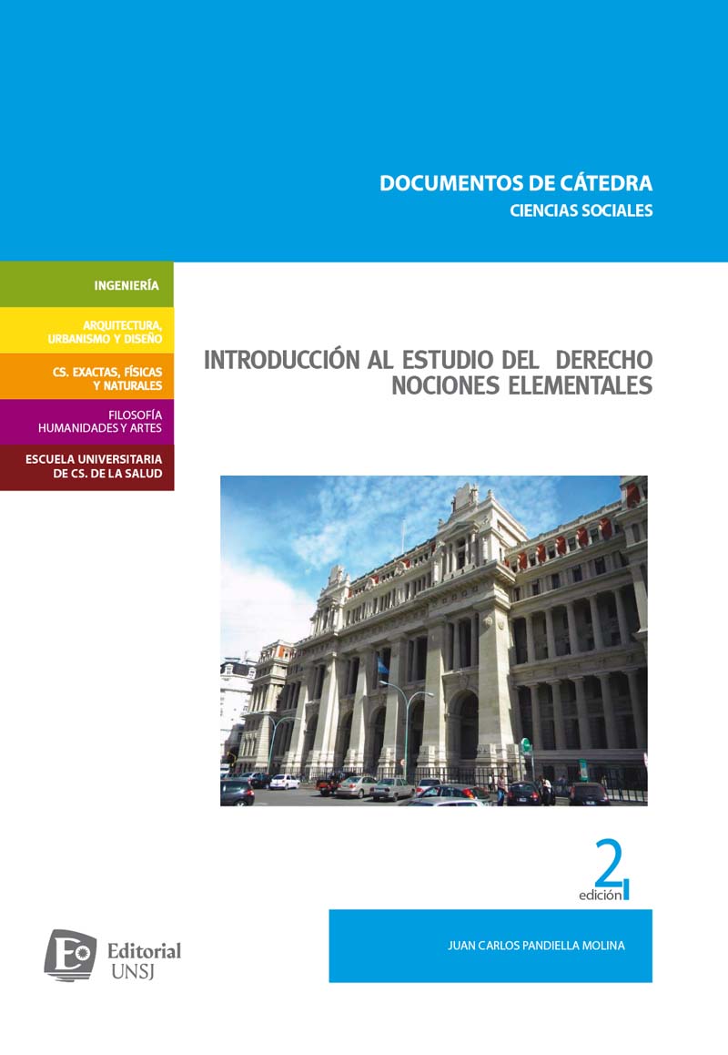 Introducción al estudio del derecho nociones elementales