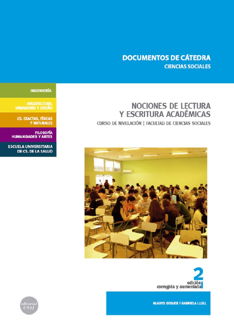 Nociones de lectura y escritura académica